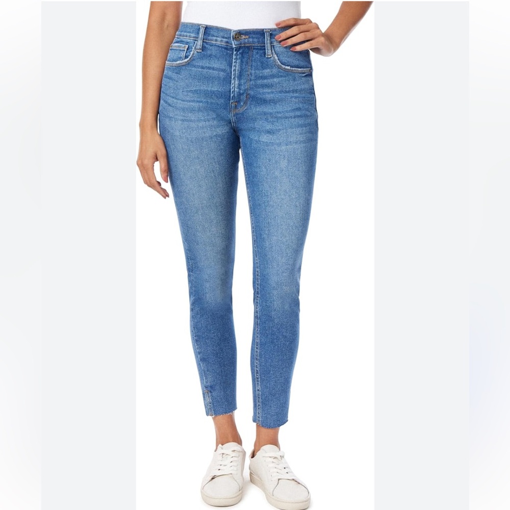 NWOT KENSIE JEANS THE KELSEY High Rise Skinny Raw Hem sz 2 / 26
